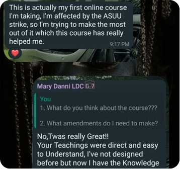 Student testimonial - STUDENT