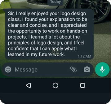Student testimonial - STUDENT