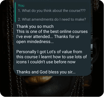 Student testimonial - STUDENT
